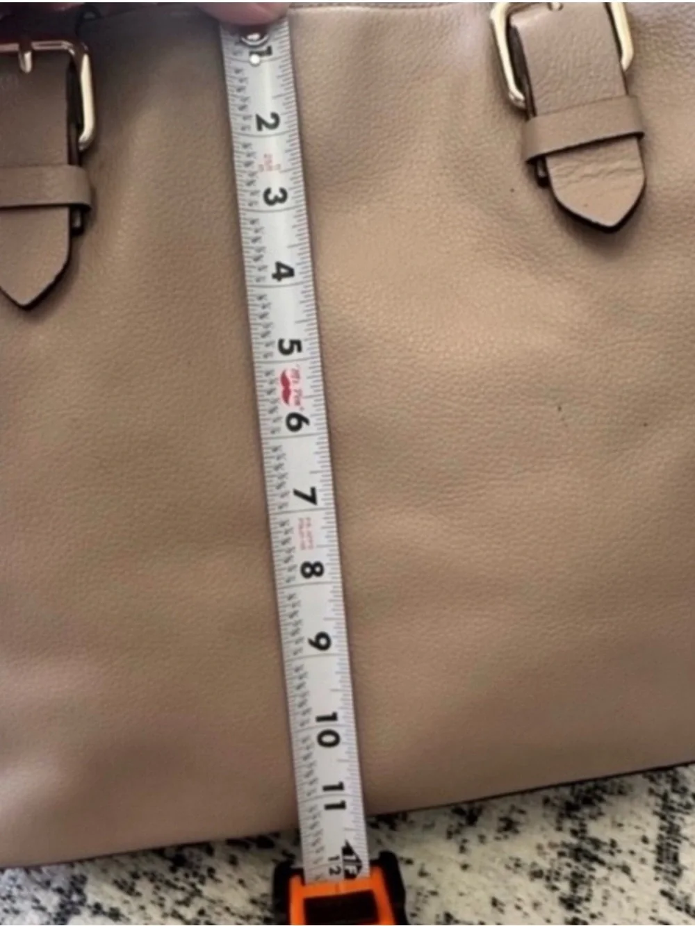 Kate Spade Stone Pebbled Leather Tote with Braided Straps